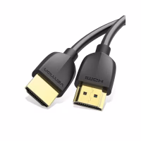 Кабель мультимедійний HDMI M to HDMI M 0.5m black Vention (AAIBD) - Image 1