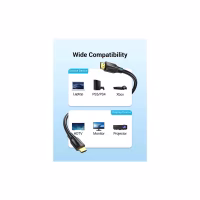 Кабель мультимедийный HDMI M to HDMI M 1.0m 8K60Hz black Vention (AANBF) - Image 4