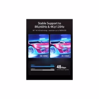 Кабель мультимедийный HDMI M to HDMI M 1.0m 8K60Hz black Vention (AANBF) - Image 8