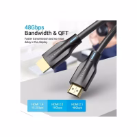 Кабель мультимедийный HDMI M to HDMI M 10.0m 8K60Hz black Vention (AANBL) - Image 2