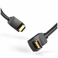 Кабель мультимедійний HDMI M to HDMI M 1.0m 4K60Hz 90° corner black Vention (AAQBF) - Image 4