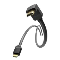 Кабель мультимедийный HDMI M to HDMI M 3.0m 90° corner black Vention (AAQBI) - Изображение 3