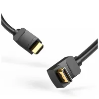 Кабель мультимедийный HDMI M to HDMI M 3.0m 90° corner black Vention (AAQBI) - Изображение 4