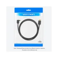 Кабель мультимедийный HDMI M to HDMI M 3.0m 90° corner black Vention (AAQBI) - Изображение 5
