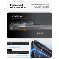 Чехол для мобильного телефона Spigen Liquid Air iPhone 17 Air Matte Black (ACS10302) - Изображение 7