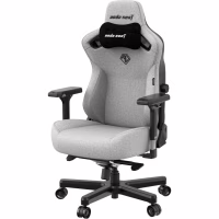 Кресло игровое Anda Seat Kaiser 3 Fabric Size XL Grey (AD12YDC-XL-01-G-PV/F) - Image 2