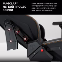 Кресло игровое Anda Seat Kaiser 3 Fabric Size XL Grey (AD12YDC-XL-01-G-PV/F) - Image 10