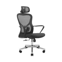 Офісне крісло Richman Солана Хром M-1 (Tilt) Сітка чорна (ADD0003214) - Зображення 1