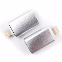 Переходник OTG USB 2.0 AF to Lightning grey Dengos (ADP-016) - Image 1