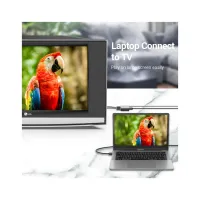 Конвертор HDMI to RCA Metal Type black Vention (AEEB0) - Изображение 3