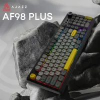 Клавіатура Ajazz AF98 Plus Wireless/Bluetooth/USB UA Black/Grey/Yellow (AF98-PLUS-BGY) - Зображення 6