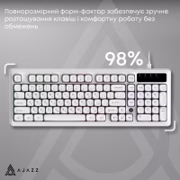 Клавіатура Ajazz AF98 USB UA White (AF98-W) - Image 8