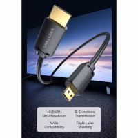 Кабель мультимедійний HDMI M to HDMI mini M 3.0m V2.0 4K60Hz Vention (AGHBI) - Image 8
