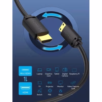 Кабель мультимедійний HDMI M to HDMI mini M 3.0m V2.0 4K60Hz Vention (AGHBI) - Image 9