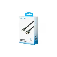 Кабель мультимедійний HDMI M to HDMI mini M 1.0m V2.1 8K 60Hz green VENTION (AGJGF) - Зображення 3