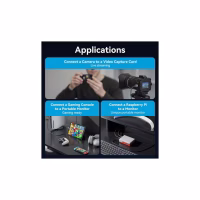 Кабель мультимедийный HDMI M to HDMI micro M 2.1m V2.0 8K 60Hz green Vention (AGKGH) - Image 8