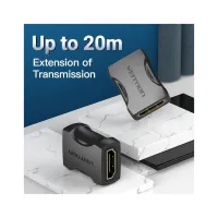Переходник HDMI F to HDMI F black Vention (AIRB0) - Изображение 2