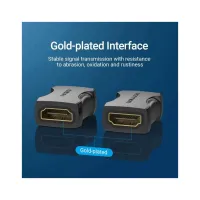 Переходник HDMI F to HDMI F black Vention (AIRB0) - Изображение 5