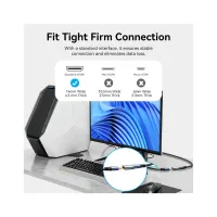 Перехідник HDMI F to HDMI F 8K Aluminum black Vention (AIUH0) - Зображення 4