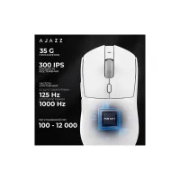 Мишка Ajazz AJ139 V2 MC Wireless/Bluetooth/USB White (AJ139-V2-MC-W) - 9