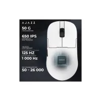 Мишка Ajazz AJ159PRO Wireless/Bluetooth/USB Charging Dock White (AJ159-PRO-W) - 10