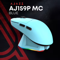 Мишка Ajazz AJ159P MC Wireless/Bluetooth/USB Charging Dock Blue (AJ159P-MC-Blue) - Image 8