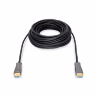 Кабель мультимедийный HDMI M to HDMI M 30m 4K AOC hybrid-fiber black Digitus (AK-330125-300-S) - Image 2