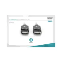 Кабель мультимедійний DisplayPort M to DisplayPort M 15.0m Digitus (AK-340100-150-S) - 3