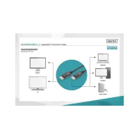 Кабель мультимедійний DisplayPort M to DisplayPort M 15.0m Digitus (AK-340100-150-S) - 4
