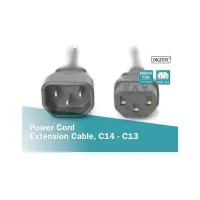 Кабель живлення C13 to C14 1.2m Digitus (AK-440201-012-S) - 6