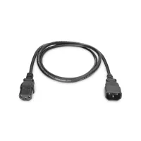 Кабель живлення C13 to C14 1.2m Digitus (AK-440201-012-S) - 1