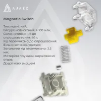 Клавиатура Ajazz AK680 MAX Magnetic Switch RGB USB Black (AK680-M-BGY-AW) - Изображение 4