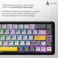 Клавиатура Ajazz AK680 MAX Magnetic Switch RGB USB Black (AK680-M-BGY-AW) - Изображение 6