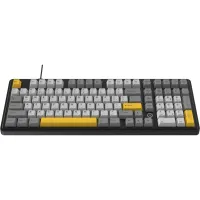 Клавіатура Ajazz AK980 MAX Magnetic Switch USB UA Black/Grey/Yellow (AK980-MAX-M-BGY) - Зображення 2