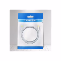 Кабель мультимедийный HDMI M to HDMI M 2.0m V2.1 8K60Hz silver Vention (ALCIH) - Image 2