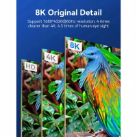 Кабель мультимедийный HDMI M to HDMI M 1.5m 8K60Hz cotton braided blue Vention (ALGLG) - Image 5