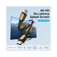 Кабель мультимедійний HDMI M to HDMI M 1.5m 4K black Vention (ALIBG) - Зображення 2