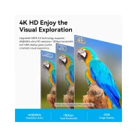 Кабель мультимедійний HDMI M to HDMI M 1.5m 4K black Vention (ALIBG) - Зображення 3