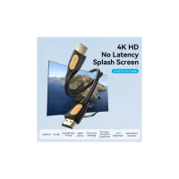 Кабель мультимедійний HDMI M to HDMI M 5.0m V2.0 4K 60Hz black Vention (ALIBJ) - Зображення 3