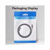 Кабель мультимедийный HDMI M to HDMI M 2.0m V2.1 8K60Hz flat Vention (ALKBH) - Image 6