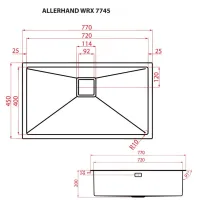 Мийка кухонна Weilor ALLERHAND WRX 7745 - 9