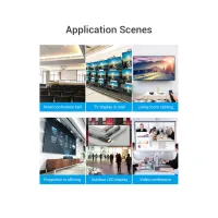 Кабель мультимедійний HDMI M to HDMI M 1.0m 4K cotton braided black zinc alloy Vention (ALMBF) - Зображення 10