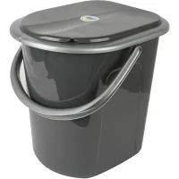 Відро-туалет Алеана Граніт/сірий 22 л (алн 171096/граніт/сіре) - 2