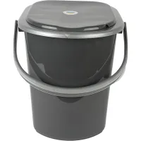Відро-туалет Алеана Граніт/сірий 22 л (алн 171096/граніт/сіре) - 3