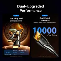 Кабель мультимедийный HDMI M to HDMI M 60.0m 4K fiber optic black Vention (ALSBAE) - Изображение 4