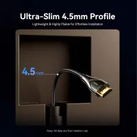Кабель мультимедийный HDMI M to HDMI M 70.0m 4K fiber optic black Vention (ALSBAX) - Изображение 8