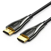 Кабель мультимедійний HDMI M to HDMI M 45.0m 4K fiber optic black Vention (ALSBW) - Зображення 1