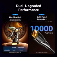 Кабель мультимедийный HDMI M to HDMI M 50.0m 4K fiber optic black Vention (ALSBX) - Image 4