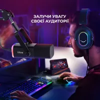 Мікрофон Fifine AM8T USB Black (AM8T) - 10