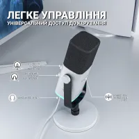 Мікрофон Fifine AM8W USB/XLR White (AM8W) - 6
